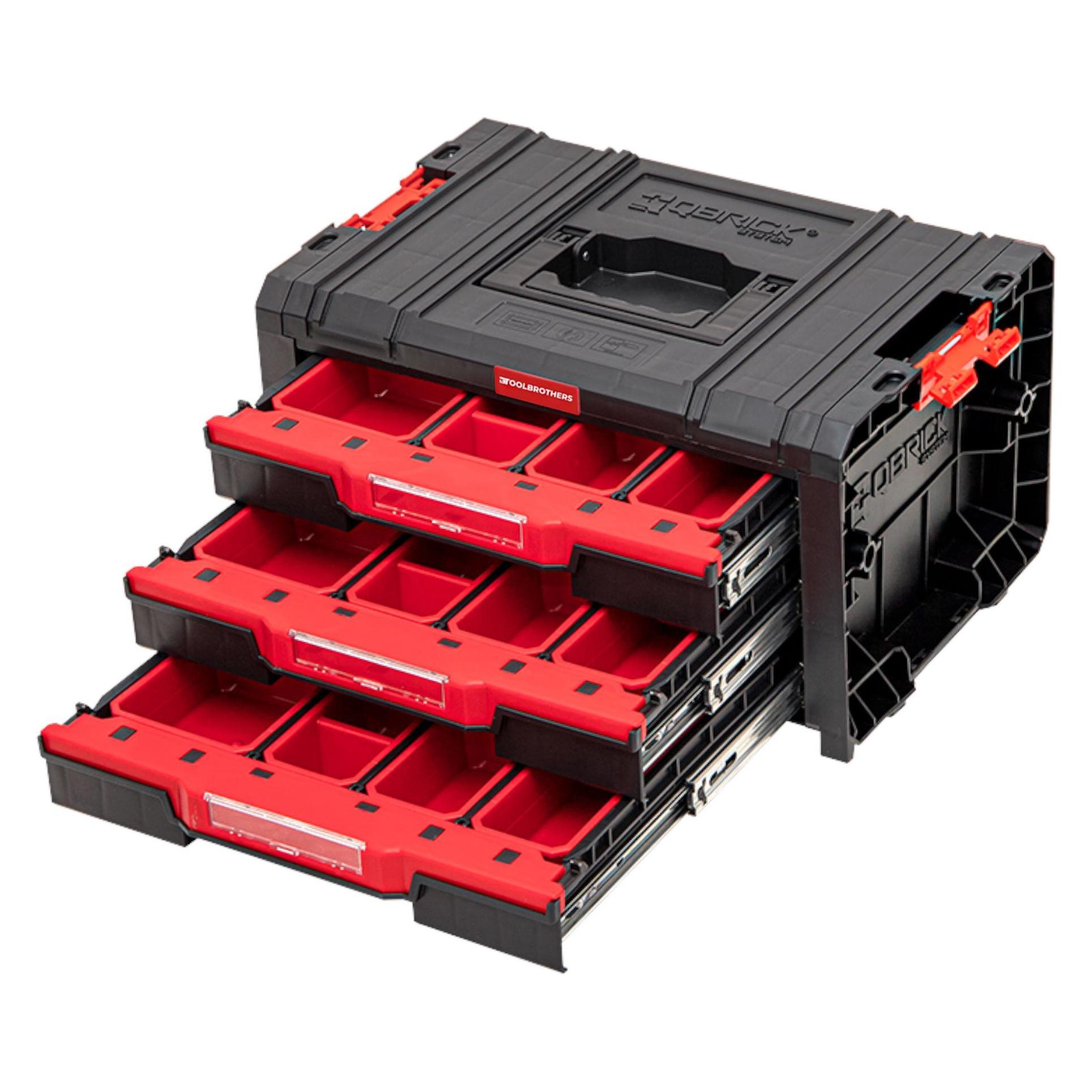 Tool Brothers Toolbrothers RHINO Drawer 3 ECO Organize+ stapelbar 450 x 310 x 244 mm 3x 4,5 l IP54 mit drei (3 Teile) (41453688)