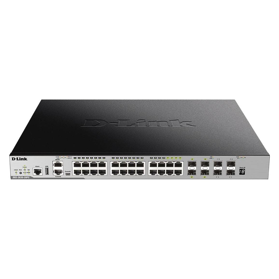 D-Link 28-P LAYER 3 GIGABIT POE SWITCH (28 Ports) (DGS-3630-28PC/SI/E)