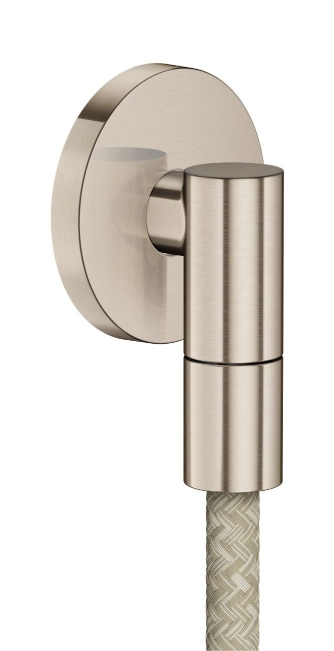 Hansgrohe Wandanschluss Axor Wall outlet Fine rund G1/2"" brushed nickel, 36737820 36737820