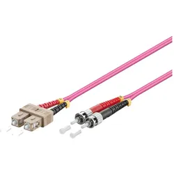 Alcasa LW-8075TC4 InfiniBand/Glasfaserkabel 7,5 m SC ST Violett