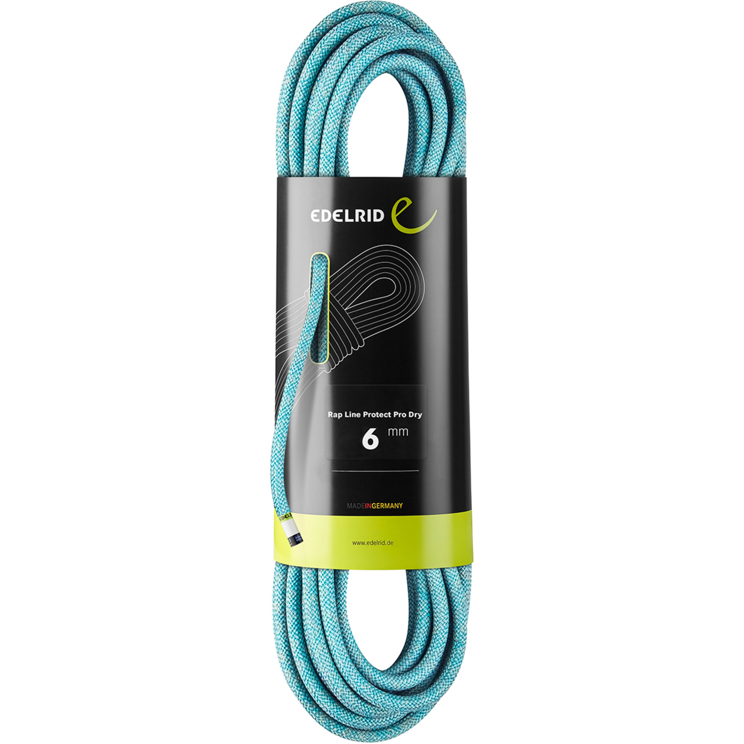 Edelrid Rap Line Protect Pro Dry 6mm Statikseile blau Größe 70M Alpinklettern