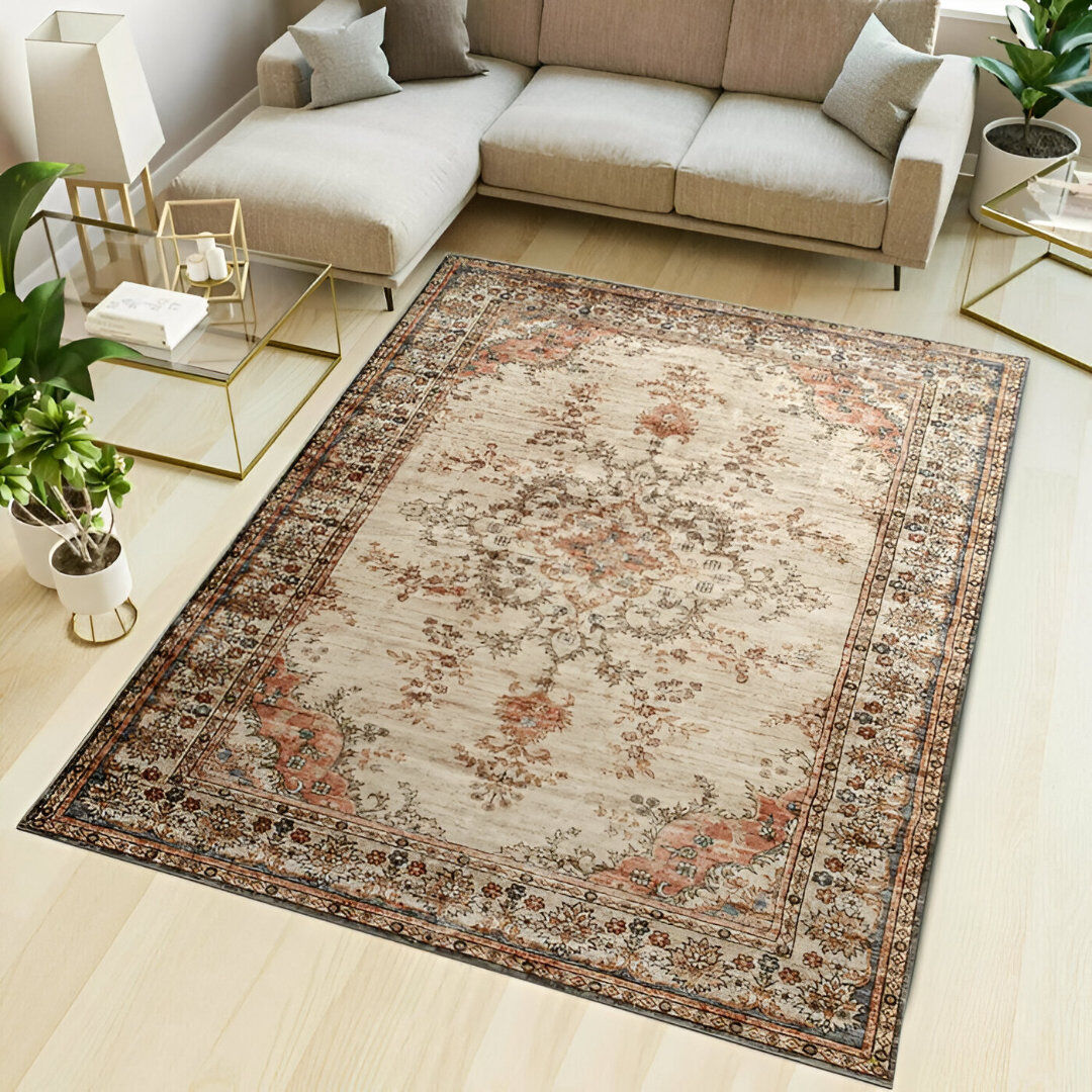 Langley Street Bella Vintage Look Shag Area Rug TIMELESS Rectangle 200 x 290cm