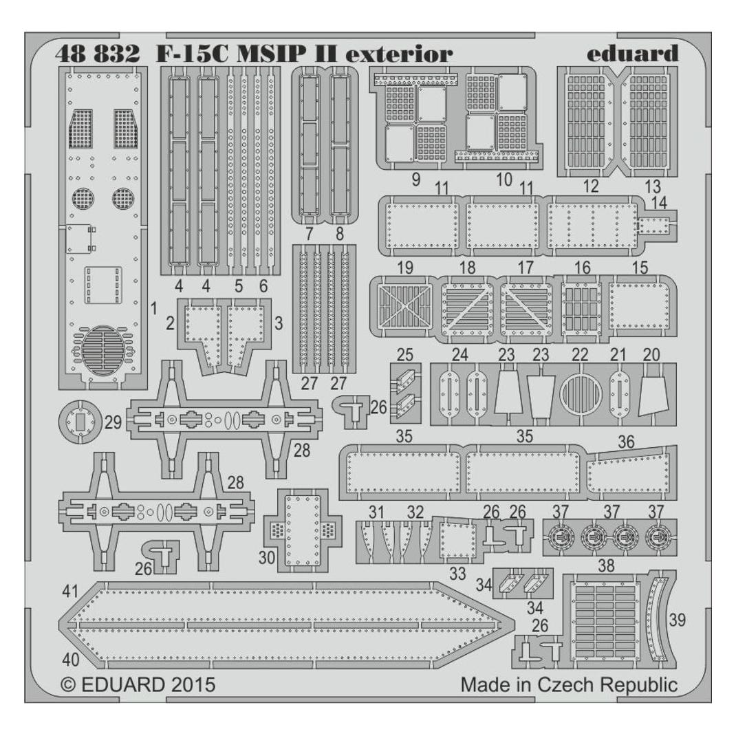 Eduard F-15C MSIP II exterior for Great Wall Ho (48832)