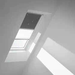 VELUX Verdunkelungs-Rollo Duo DFD U10 4665SWL Kids Mobile, Schiene weiß