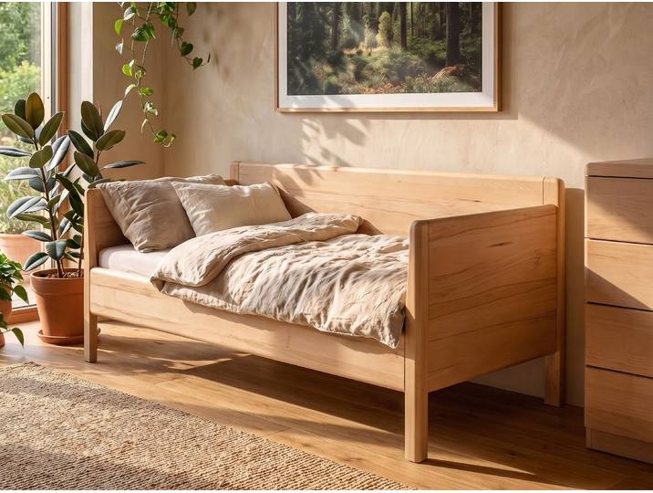 Sofabett „Marina“ Kernbuche 80 x 210 cm Massivholz Buche