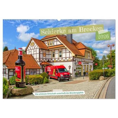 Schierke am Brocken - Die schönste Ortschaft unterhalb des Brockengipfels (Wandkalender 2026 DIN A2 quer), CALVENDO Monatskalender