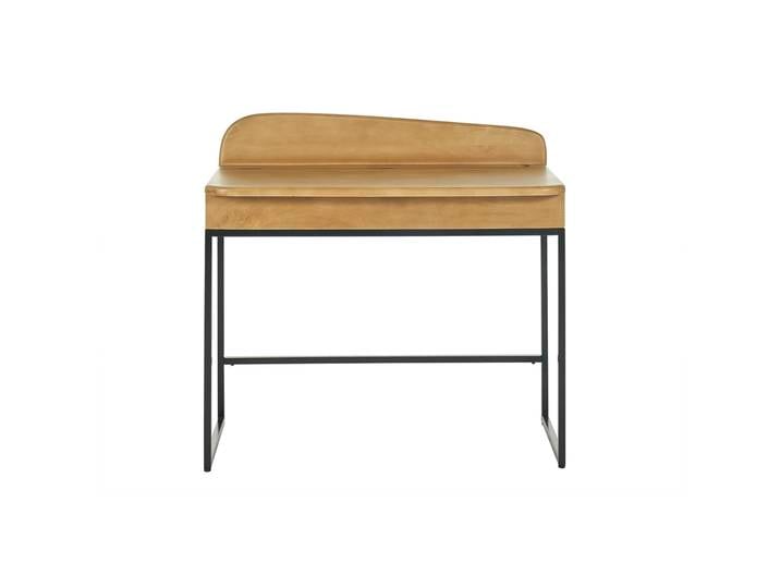 Bureau avec rangement en bois manguier massif L100 cm SHIVA