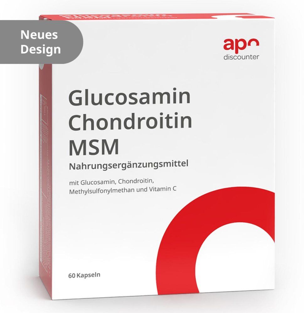 Glucosamin Chondroitin MSM Kapseln von apodiscounter 60stk