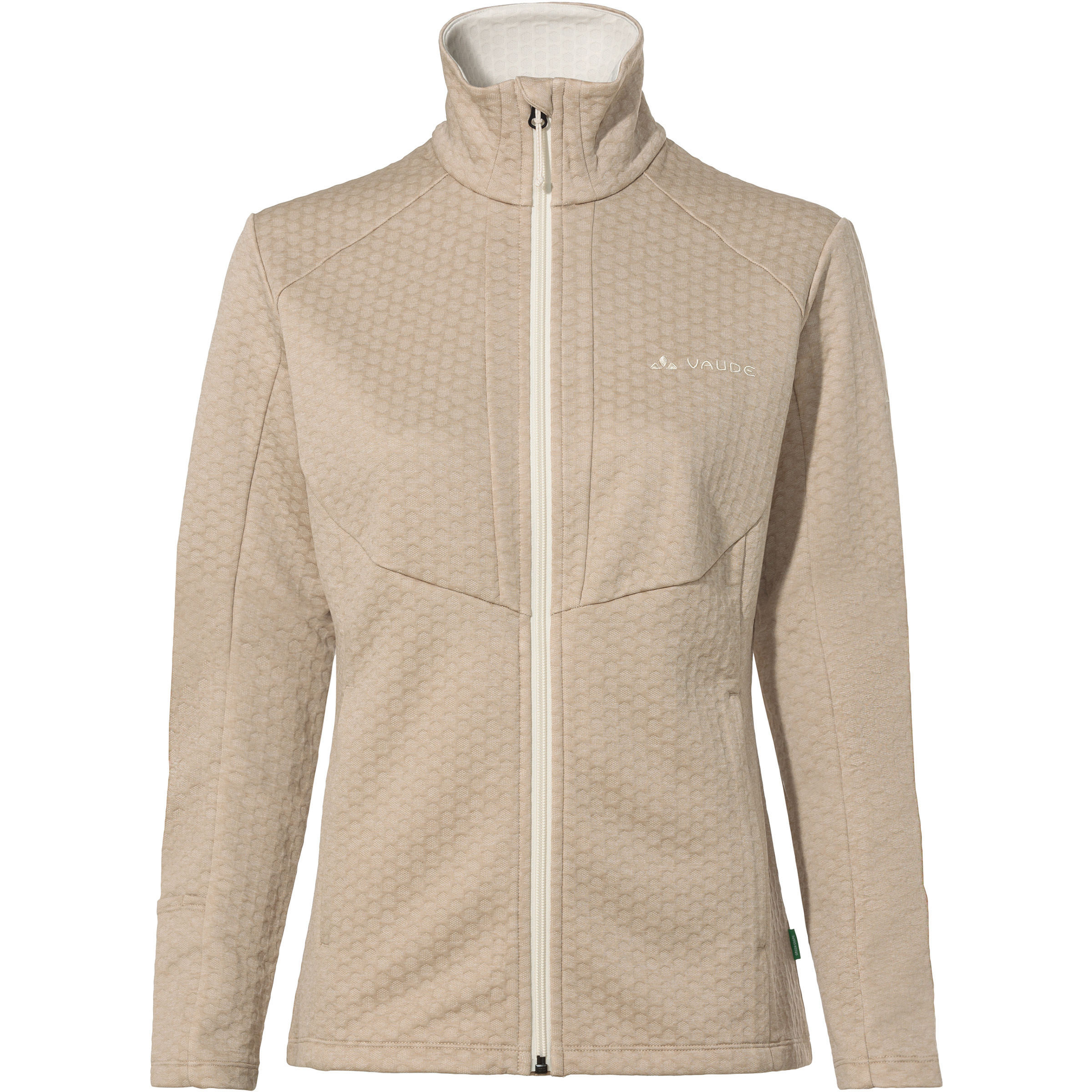 Vaude Skomer Hiking Sc Damen Fleecejacke beige Größe L Trekking Atmungsaktiv