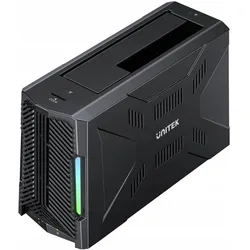 Unitek Speicher-Dockingstation - S1234B01-EU SATA III 2.5 /3.5 M.2 PCIe/NVMe USB-C 10Gbps, SSD + Festplatte Zubehör