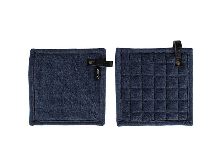 ZICZAC Topflappen Denim blau Baumwolle B 20 cm - Topflappen