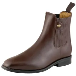 Königs Stiefelette Salzburg braun Nappa Leder Zugstiefelette weich gepolstert , Königs Größe Stiefeletten: 2.5