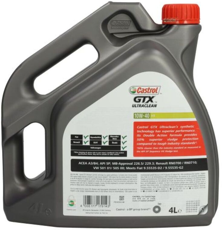 Moottoriöljy Castrol 15f8fd Gtx 10w40 A/b 4l