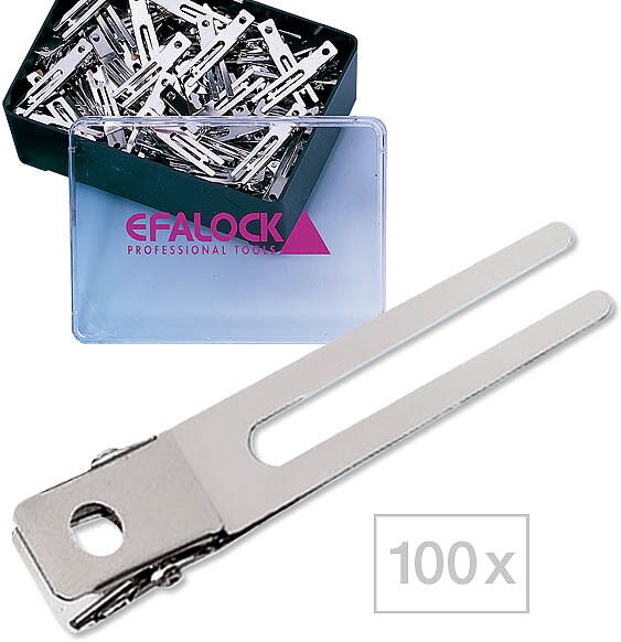 100 Stück Efalock Qualitäts-Haarclips