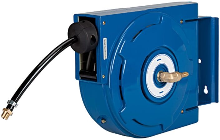 Riegler Schlauchaufroller Kompaktausführung, PU-Schlauch Durchmesser 12x8, G 1/4, 7 m (259/4010)