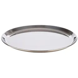 APS Tablett Ø27 cm, H: 1,5 cm, Edelstahl, hochglanzpoliert