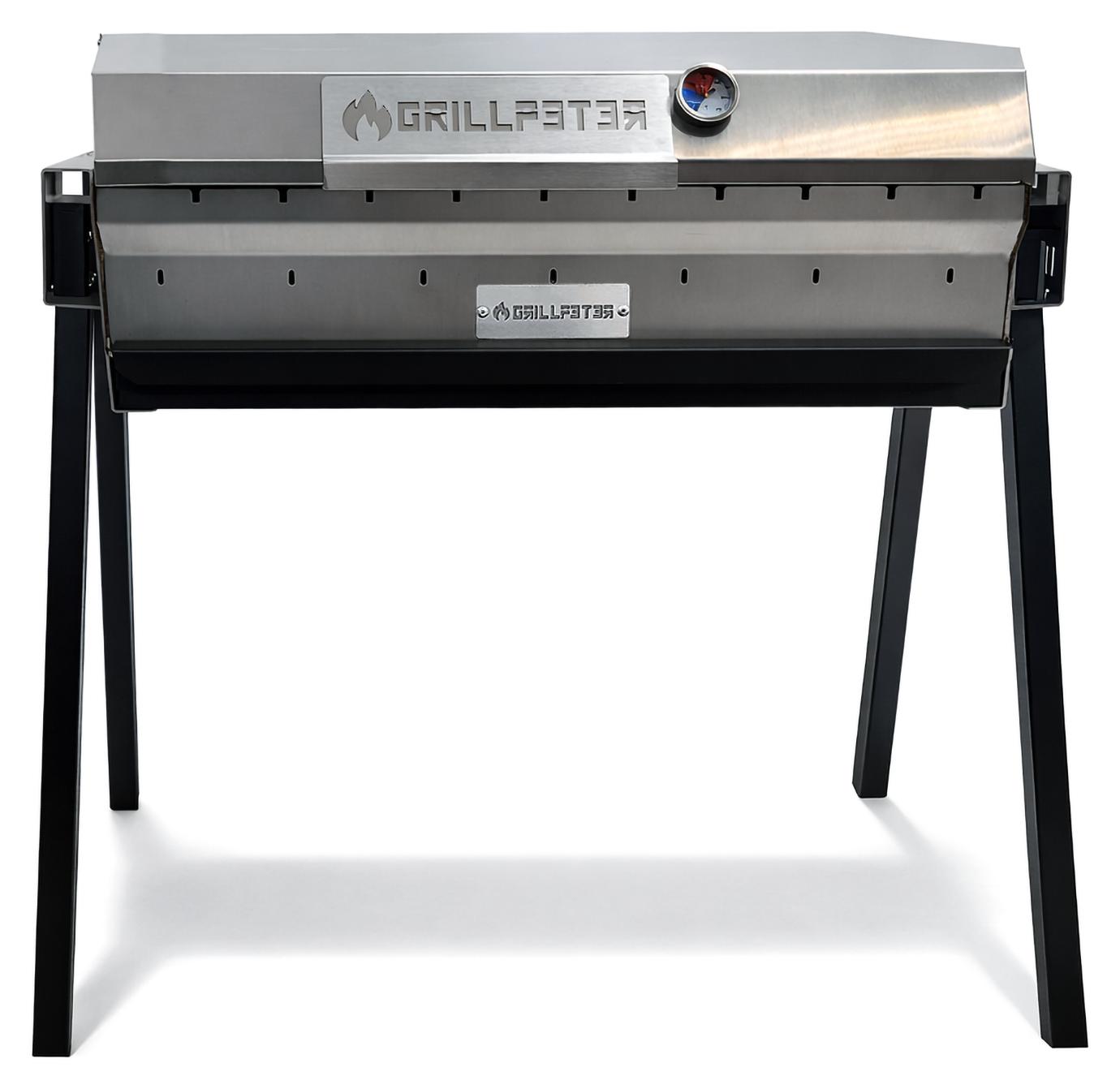 Profi Mangal Altan 70 Edelstahl 3mm Schaschlikgrill Edelstahldeckel