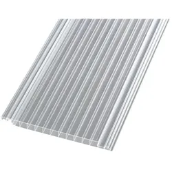 Hohlkammer Paneele klar 230 mm breit - Polycarbonat Klickprofil 230 x 2500