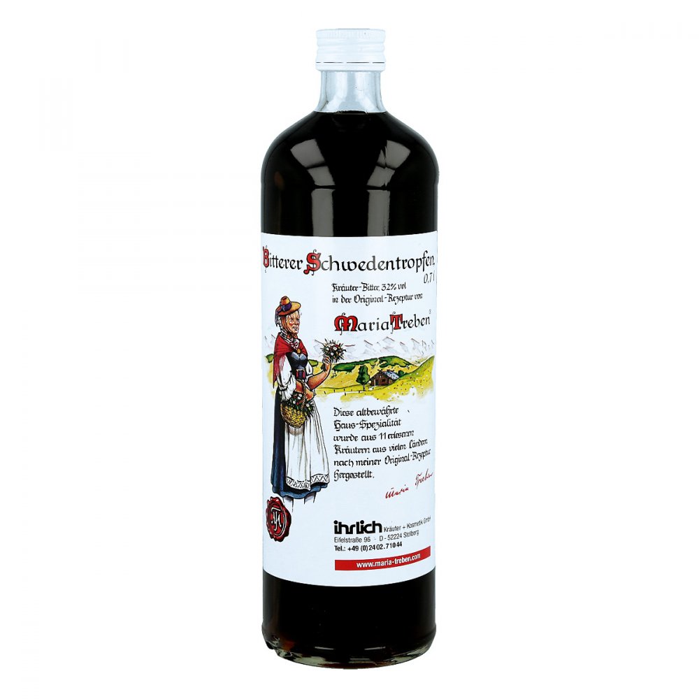 Ihrlich Kräuter + Kosmetik GmbH Maria Treben Bitterer Schwedentropfen 32% Vol. 06056674