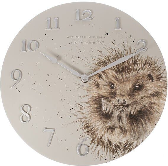 Wrendale Designs 'Awakening' Hedgehog Wall Clock