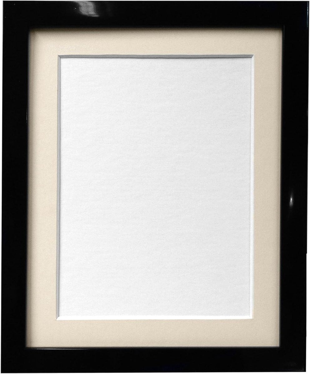 Zwarte Fotolijst Posterframe voor A3 en A4 met Ivoor Houder