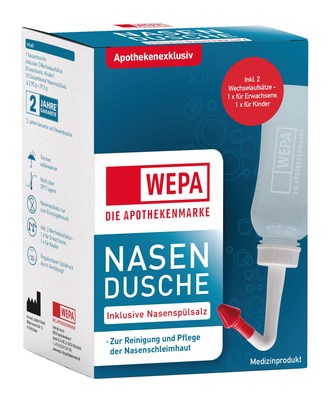 WEPA Apothekenbedarf GmbH & Co KG WEPA Nasendusche mit 10x2,95 g Nasenspülsalz 1 P 13712357