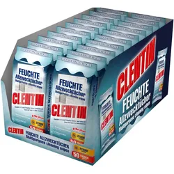 CLENTIN Feuchte Allzwecktücher, 20 x 50 St Zitrone, Streifenfrei, Fettl√∂send