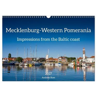 Mecklenburg-Western Pomerania. Impressions from the Baltic coast (Wall Calendar 2027 DIN A3 landscape), CALVENDO 12 Month Wall Calendar