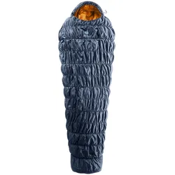 Deuter Exosphere EL +4C/39F Kunstfaserschlafsack (Herren bis 4°C / max. Körpergröße 200 cm / Gewicht 0,85 kg) - RV links - ink-maple