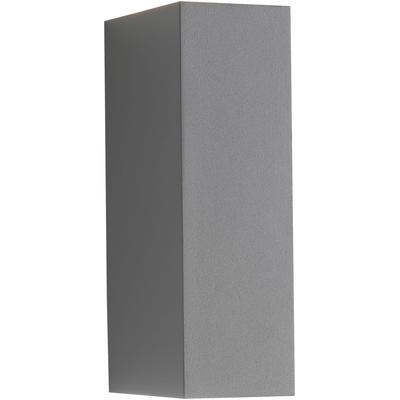 PAUL NEUHAUS Wandleuchte "BLOCK", grau, 2, Ø 0cm H: 16cm, 1 Stk., Leuchten, LED, IP54, Wandleuchte