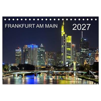 Frankfurt am Main (Tischkalender 2027 DIN A5 quer), CALVENDO Monatskalender