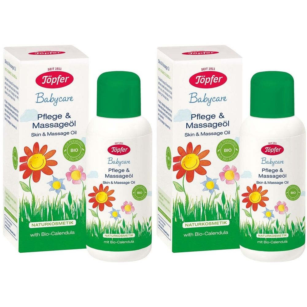 Töpfer Babycare Pflegeöl 2x 2x100 ml Öl