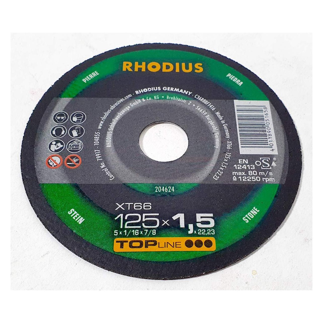 Rhodius Trennscheibe XT66 204624 Durch (204624)