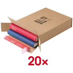 Colompac 20x Buchverpackungen »ColomPac®« 25/35,3/8 cm, 25x8 cm