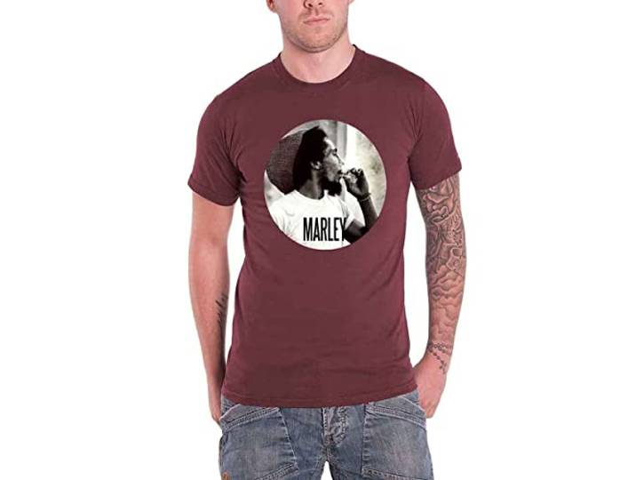 T-Shirt # S Brown Unisex # Smokin Circle