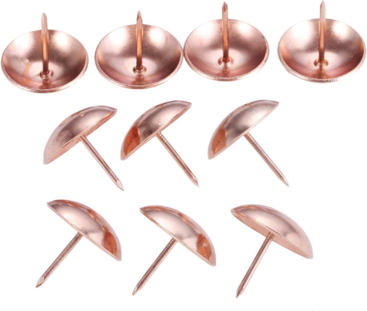 10 stuks Decoratieve Meubelspijkers Roségoud 25mm
