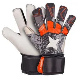 Derbystar Attack XP17 Torwarthandschuhe Kinder - grau/orange - 4