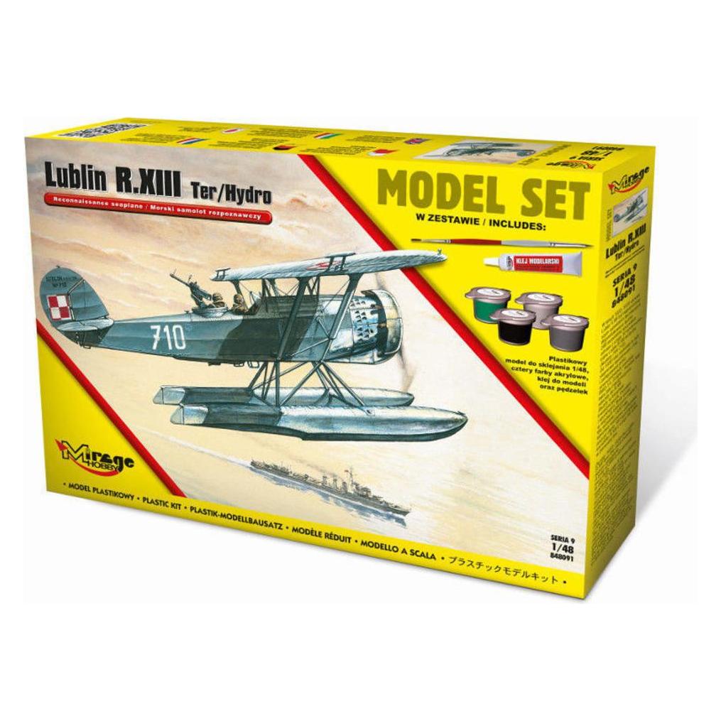 Mirage Hobby Lublin R.XIII Ter/Hydro Reconnaissance s seaplane (Model Set) (848091)