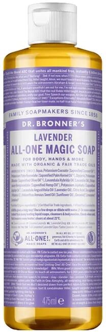 Dr Bronners SABONETE LÍQUIDO 18-IN1 LAVANDA PURA 475ml