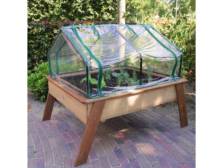 Hochbeet, Braun, Holz, Hemlocktanne, 90 l, 93.5x99.8x110 cm, Fsc, EN 71, CE, Gartenzubehör, Hochbeet