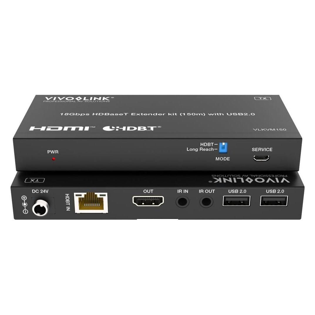 Vivolink 18Gbps HDBaseT KVM kit (150m) (VLKVM150)