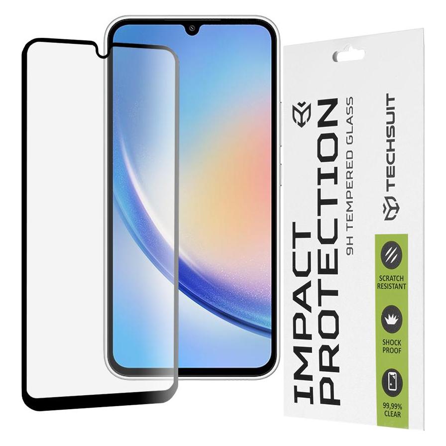 Techsuit - 111D Full Cover / Full Glue Glass - Samsung Galaxy A34 5G - Black (Samsung Galaxy A34 5G) (56342279)