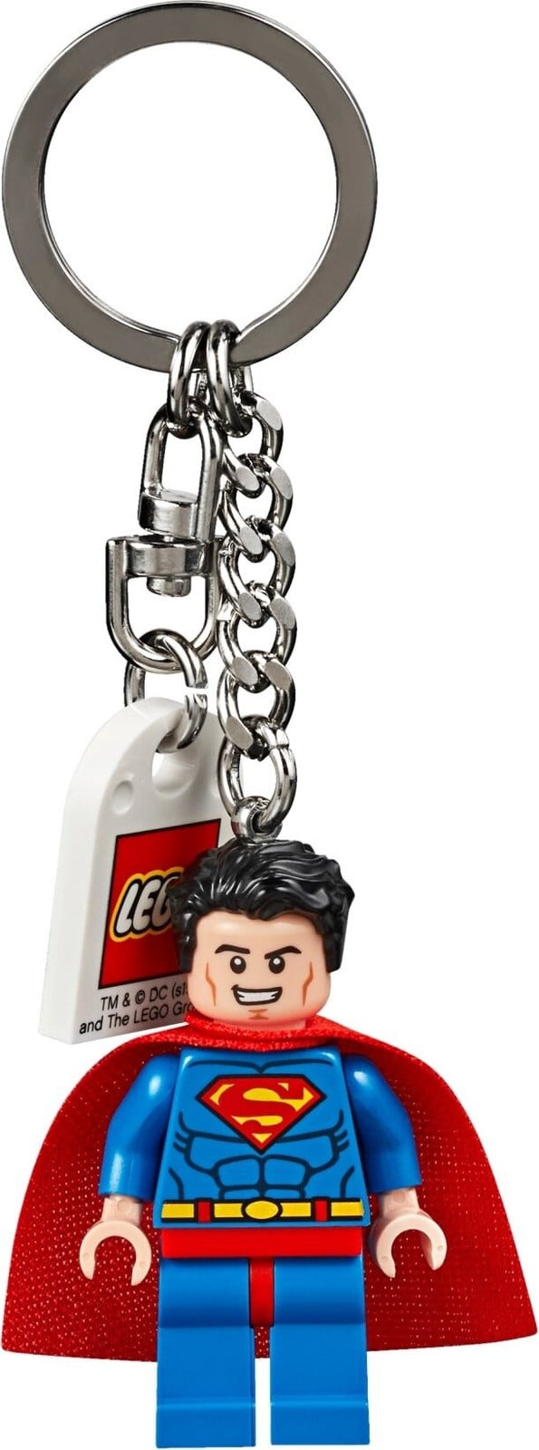 LEGO DC Super Hero Girls Superman sleutelhanger, meerkleurig figuurtje