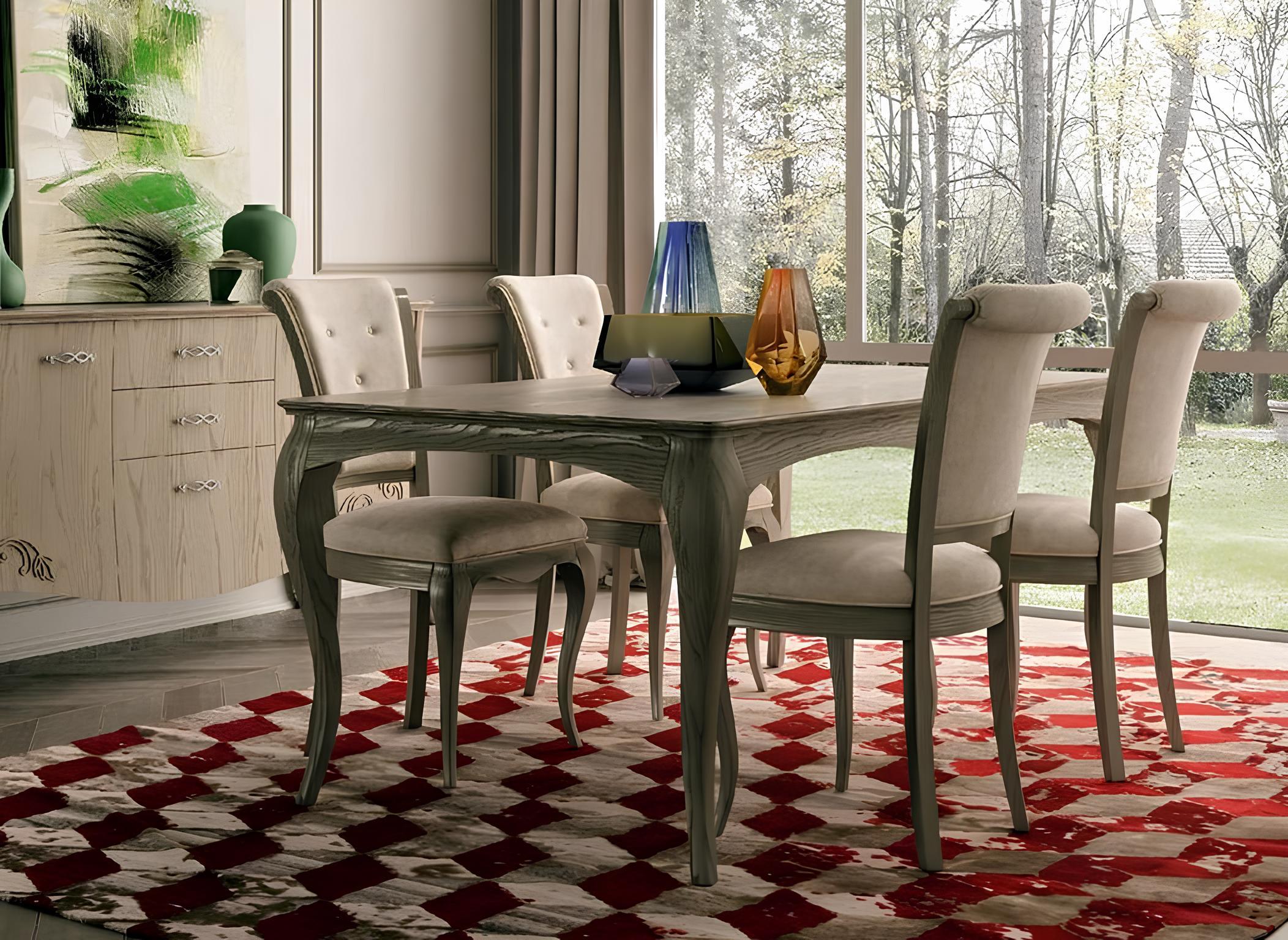 Esstisch Design Möbel Einrichtung Tische Massivholz Tisch Luxus Italienische