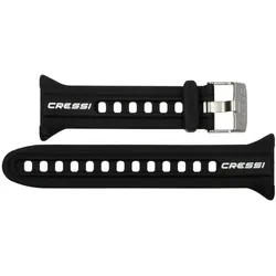 Cressi Goa/Neon/Nepto Watchband, Uhrenarmband, Schwarz