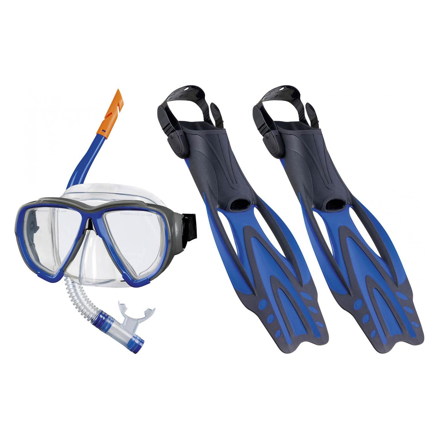 Beco Masken-Schnorchel-Flossen-Set Standard | blau | 3639 (0/099015/6)