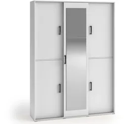 GARDEROBENSCHRANK BENVENO 150/21040 Modern Garderobenschrank Weiß