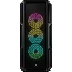 Corsair iCUE 5000T RGB (ATX, E-ATX, mATX, Mini-ITX), PC Gehäuse, Schwarz