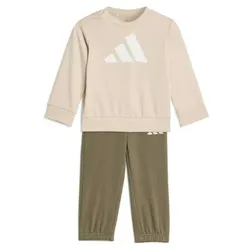 adidas Essentials Jogginganzug Kleinkinder - beige/braun - 86