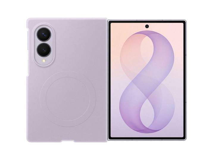 Samsung Silicio Back Cover Violeta Magnético Samsung Galaxy Z Fold 8